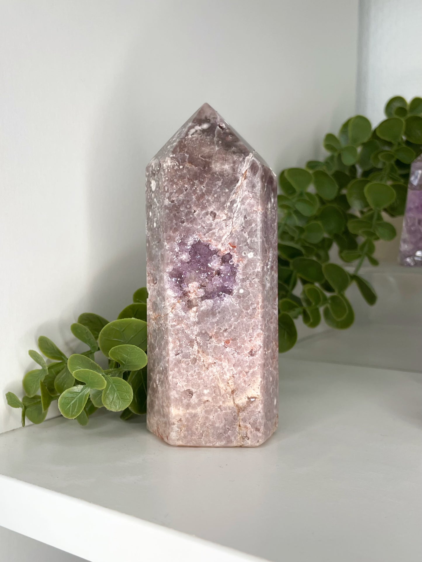 HQ Brazilian Pink Amethyst Tower 355g