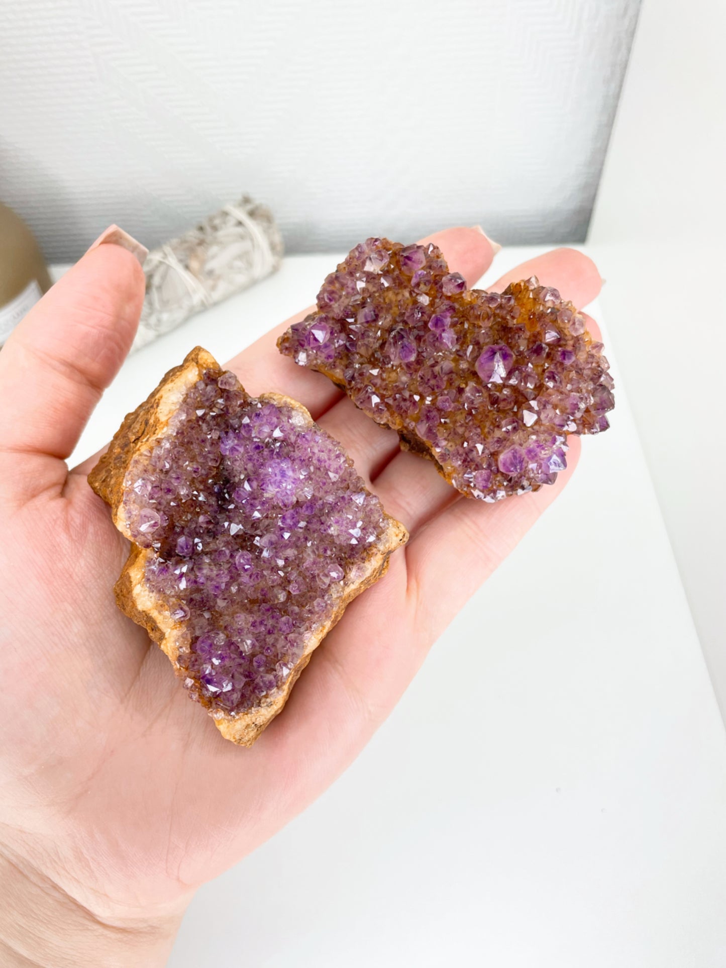 Medium Amethyst Clusters From Kwaggafontein