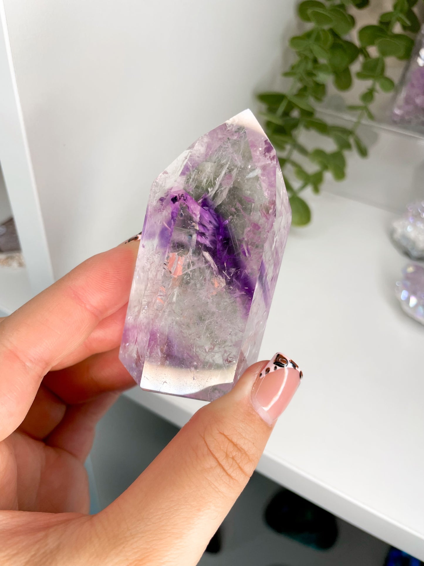 HQ Brazilian Phantom Amethyst Tower