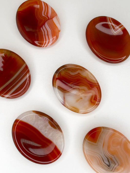 High Quality Carnelian Worry Stones