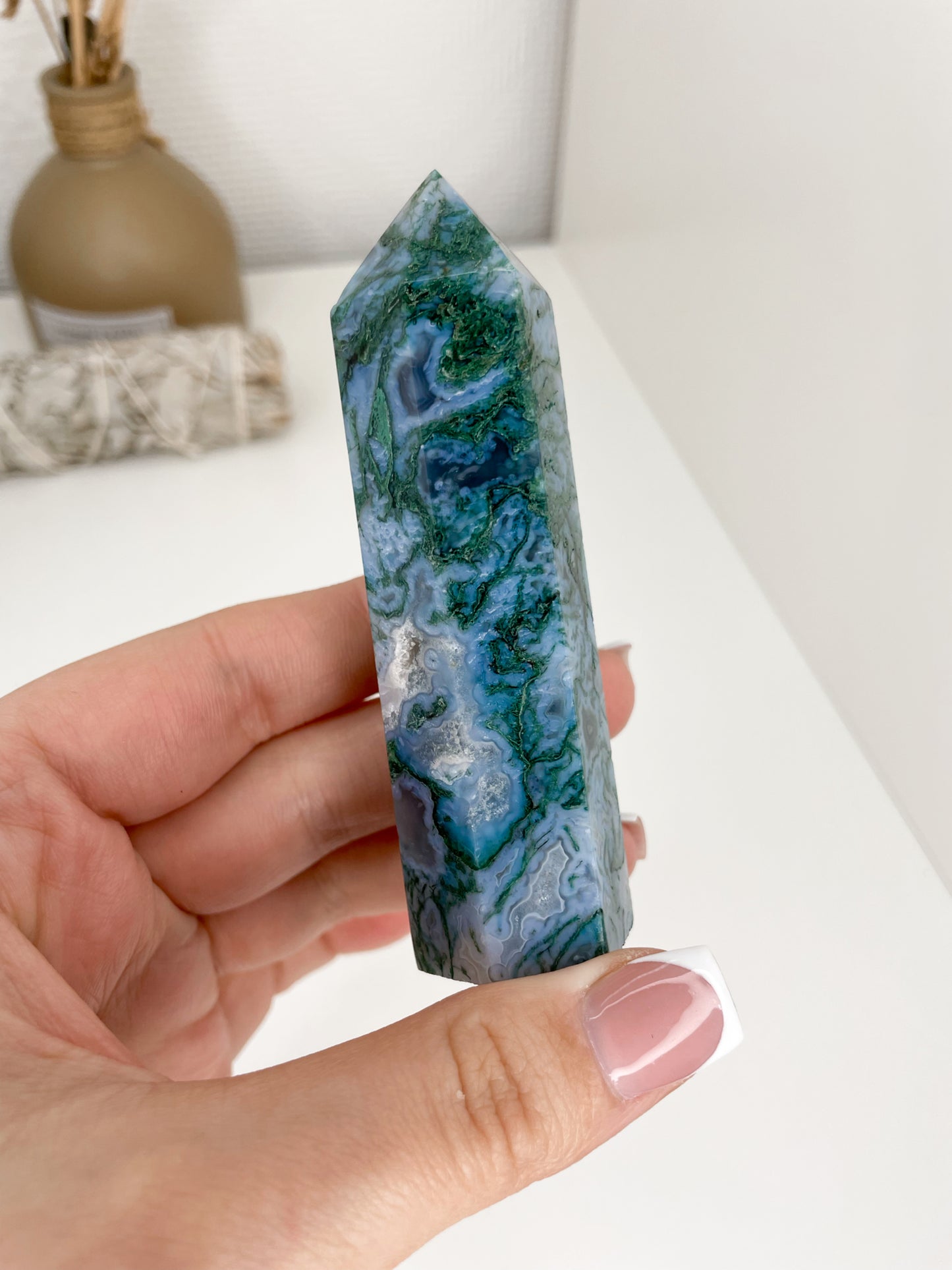 Moss Agate Towers