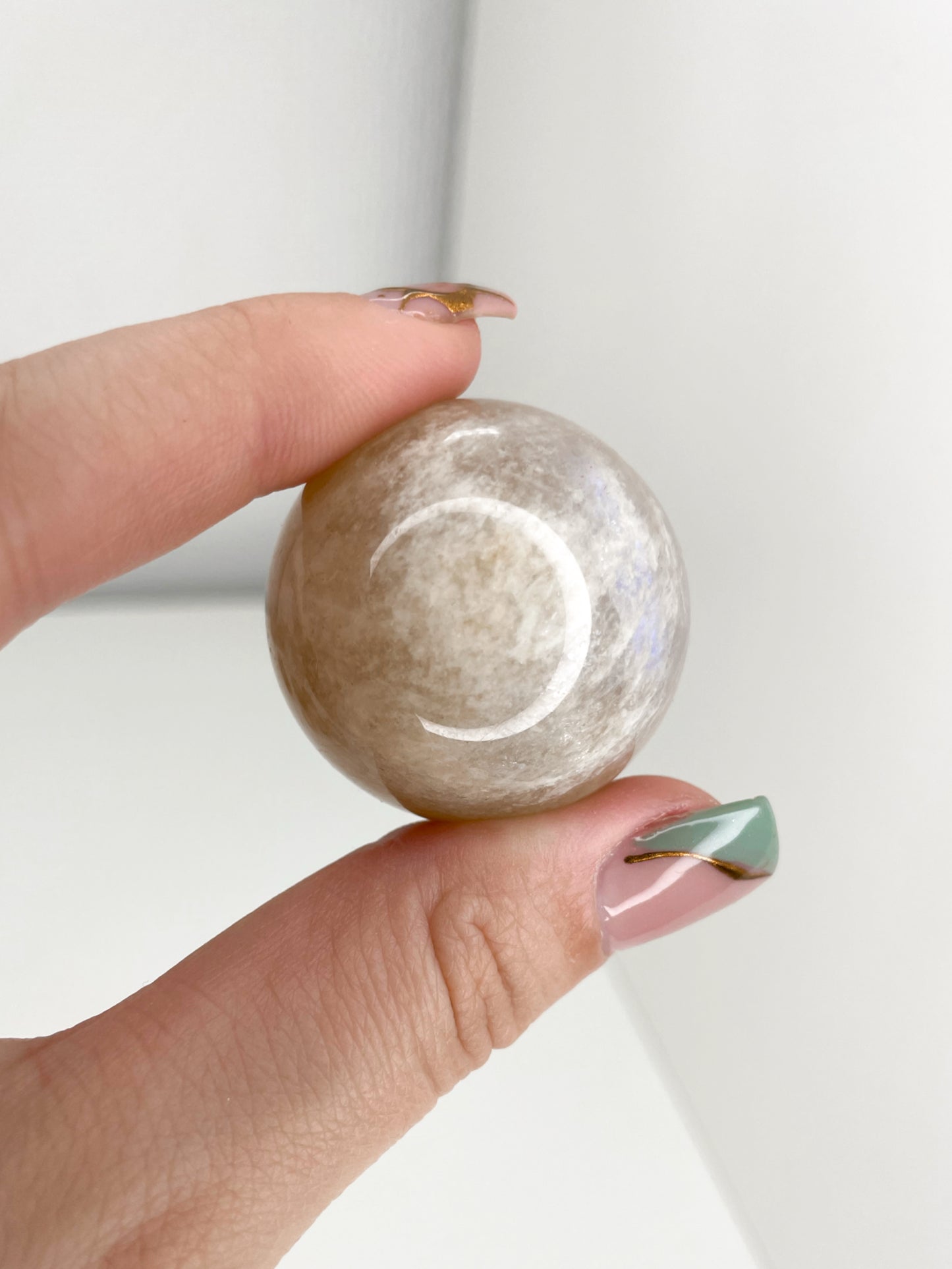 Small Moonstone spheres