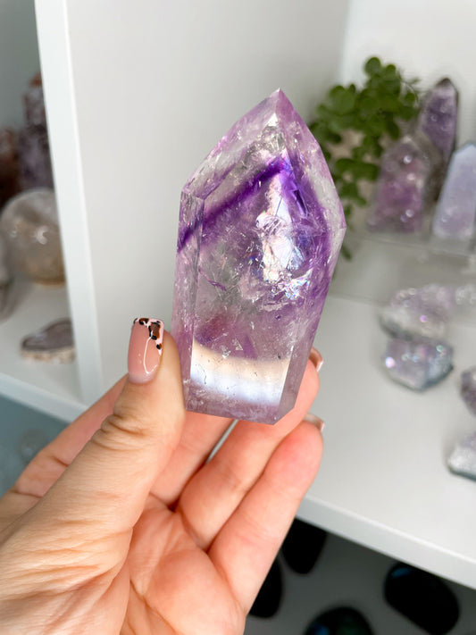 HQ Brazilian Phantom Amethyst Tower