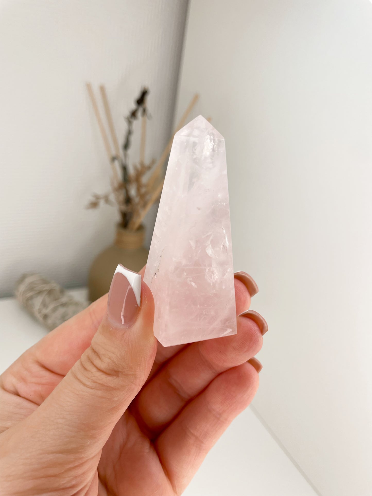 Brazilian Rose Quartz Obliske