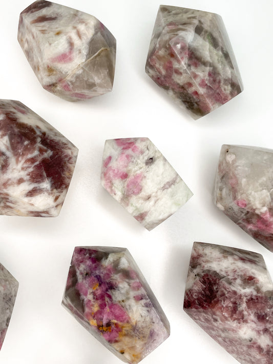 Pink Tourmaline Cupcake Points