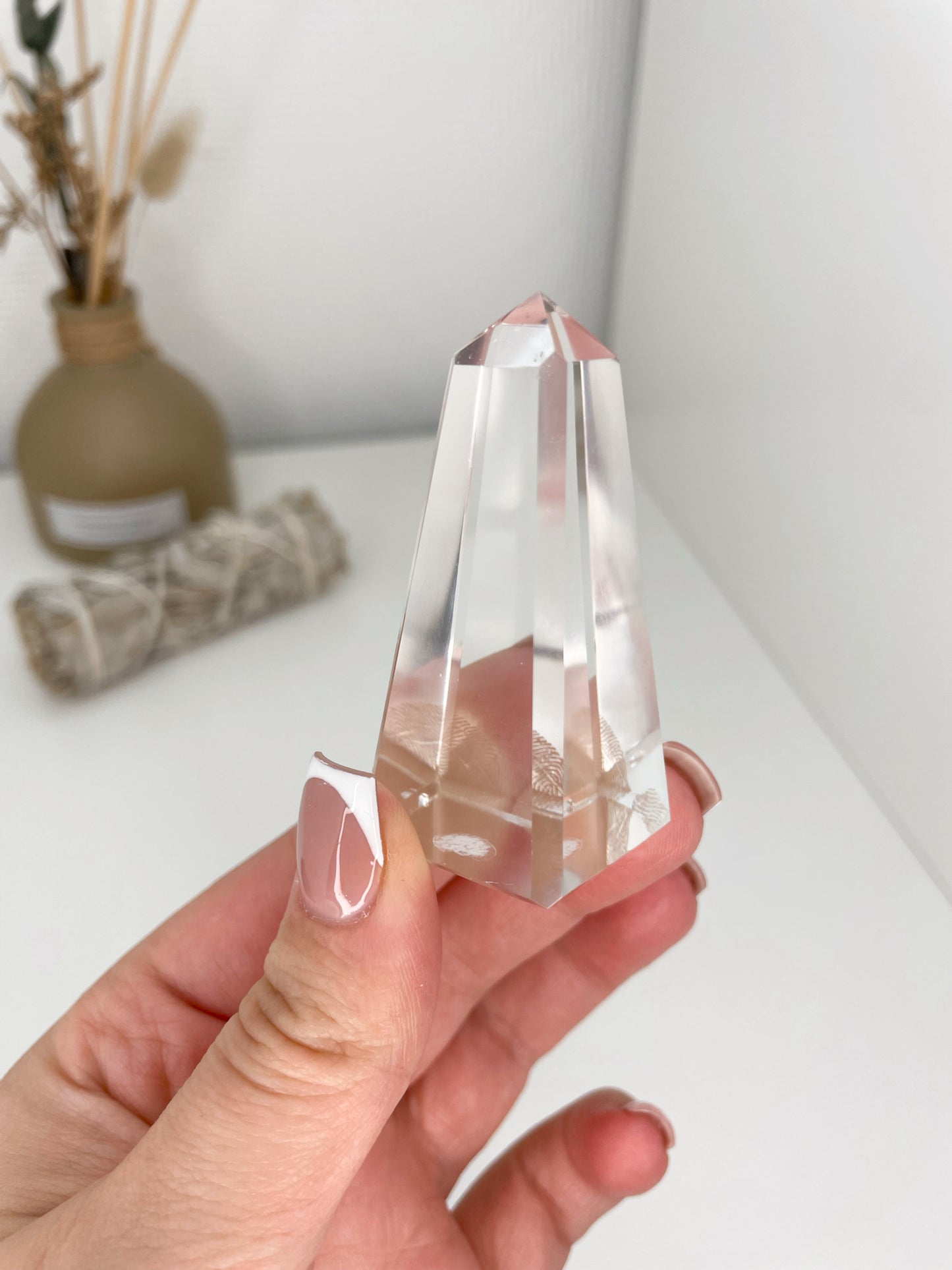 Brazilian Clear Quartz Obeliske