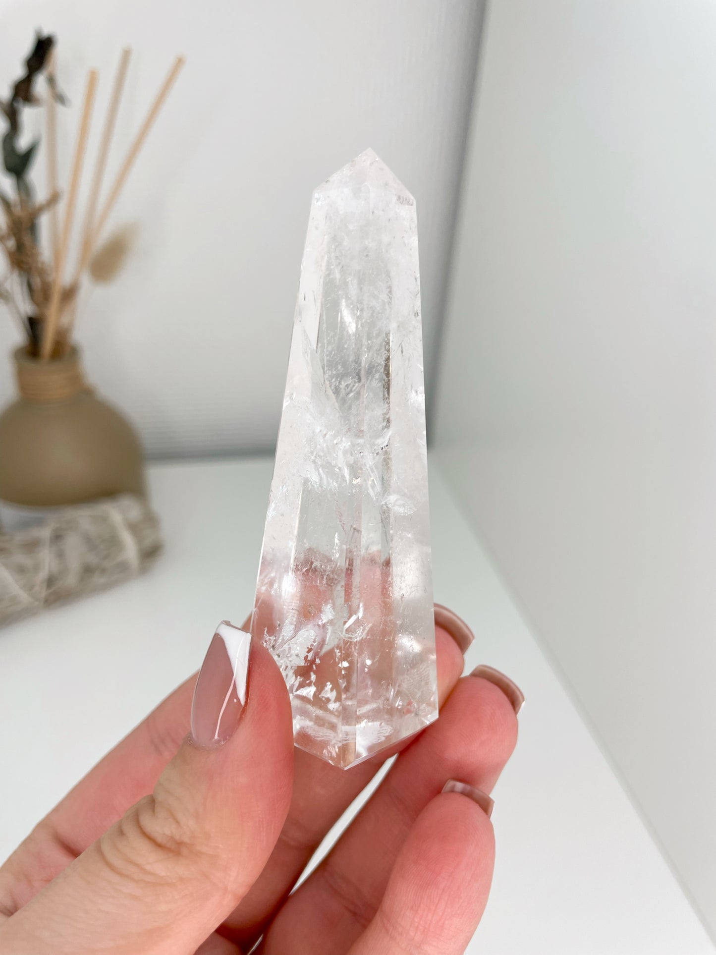 Brazilian Clear Quartz Obeliske