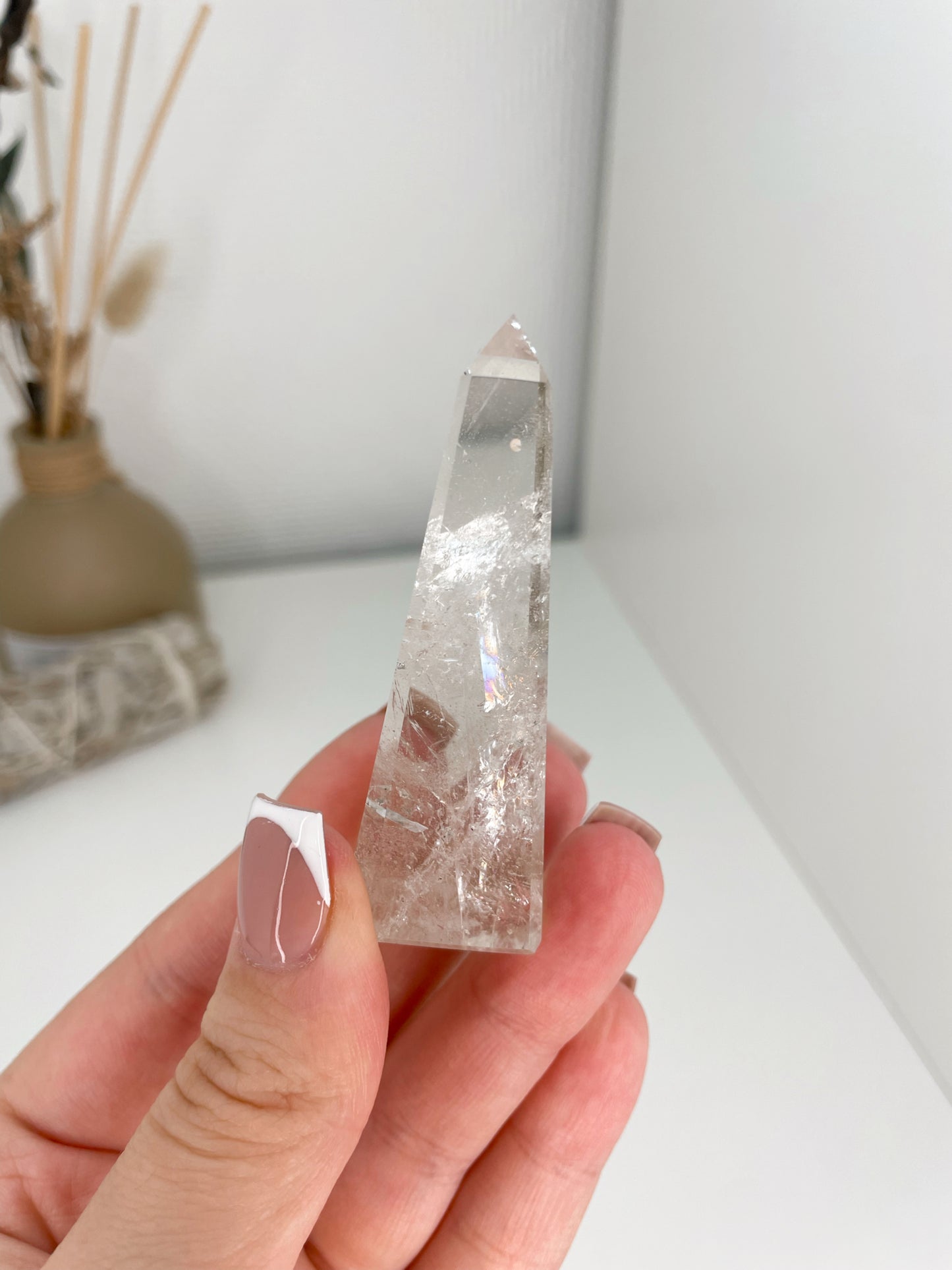 Brazilian Clear Quartz Obeliske