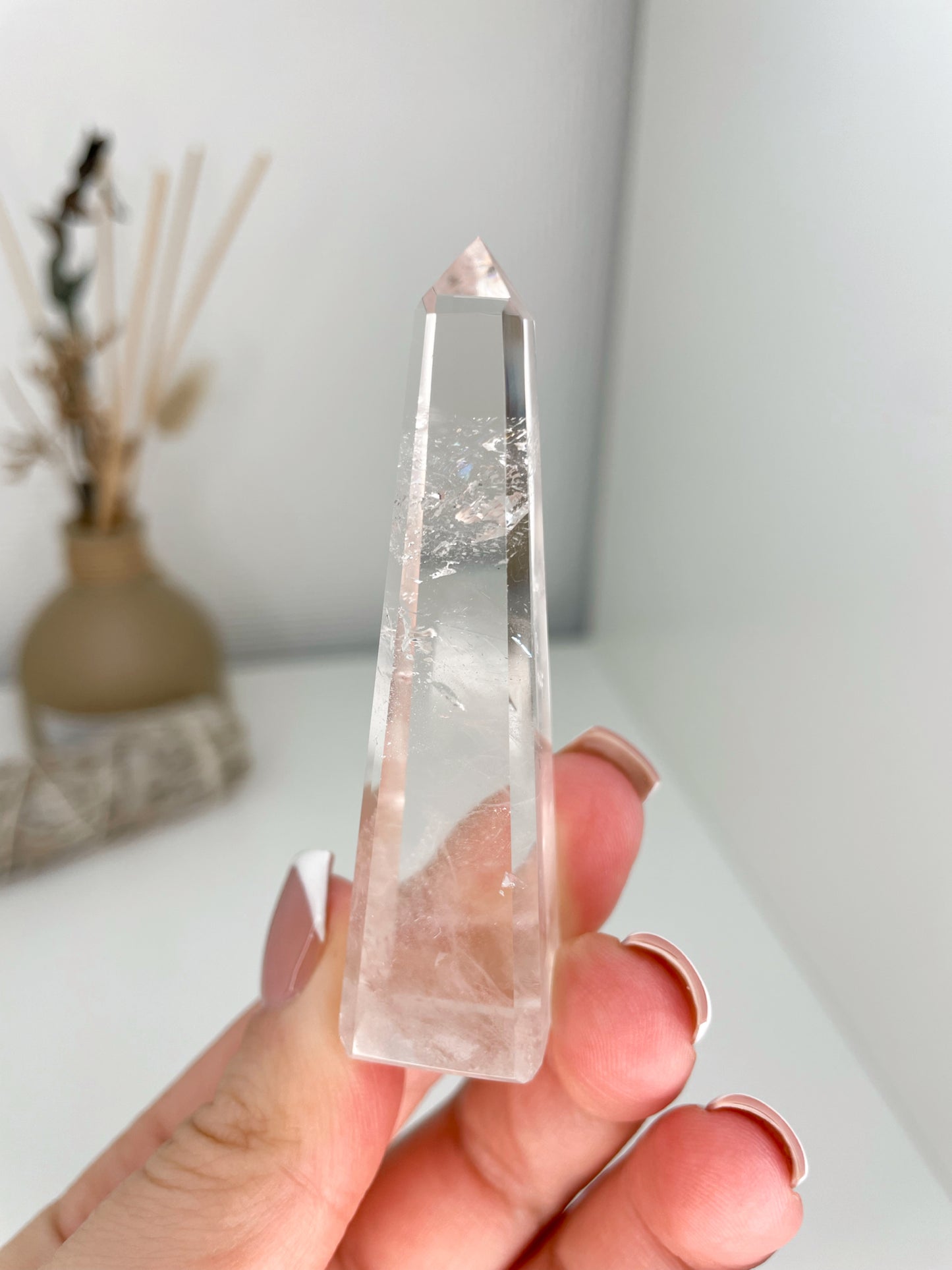 Brazilian Clear Quartz Obeliske