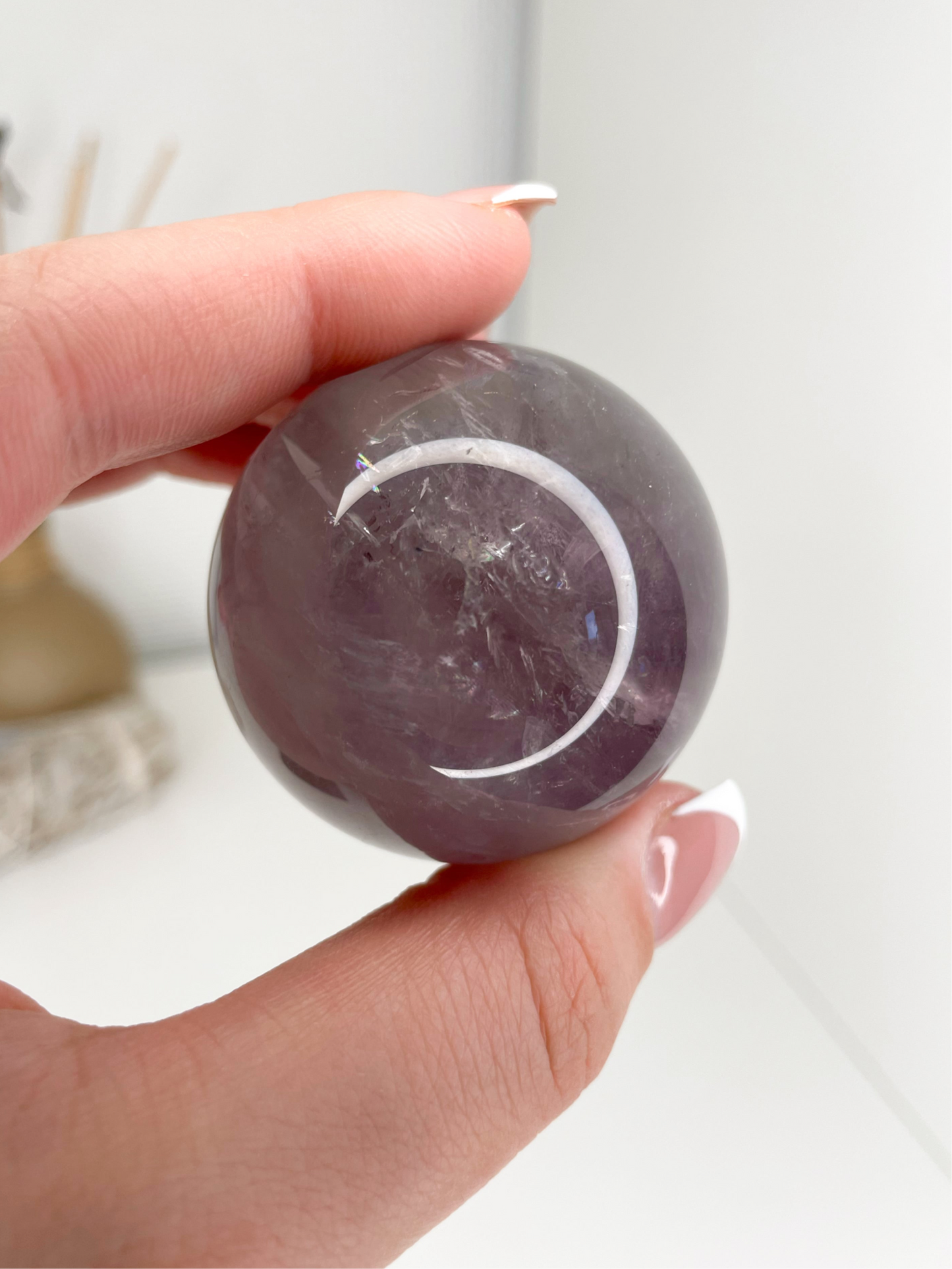 God’s Finger Print Amethyst Sphere’s