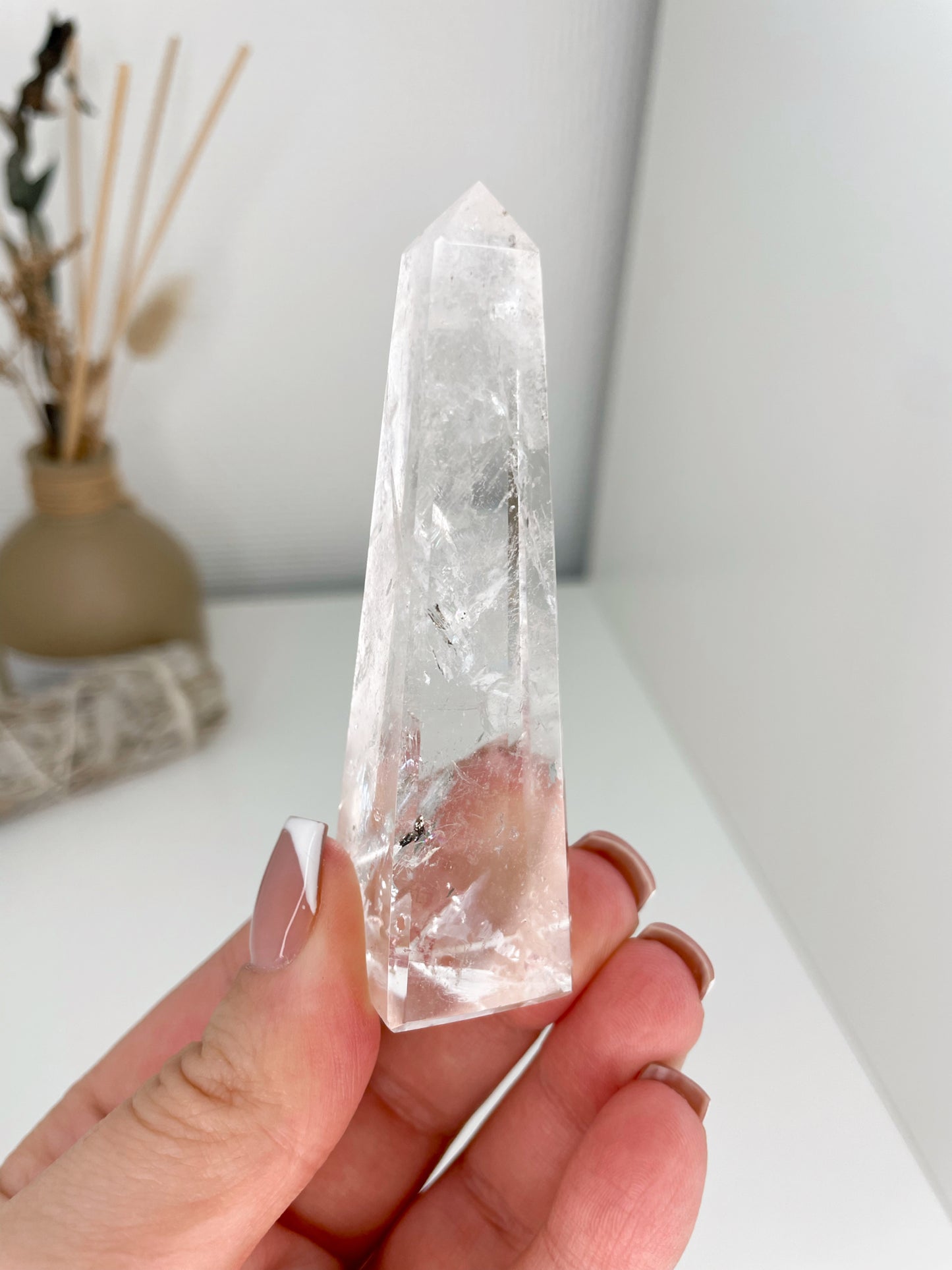 Brazilian Clear Quartz Obeliske