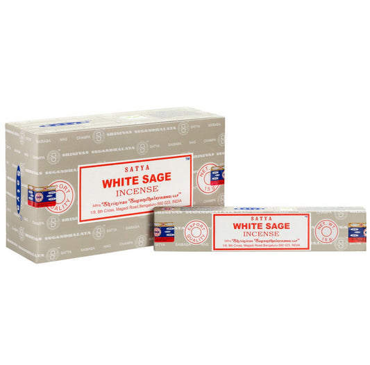 SATYA White Sage Incense Sticks