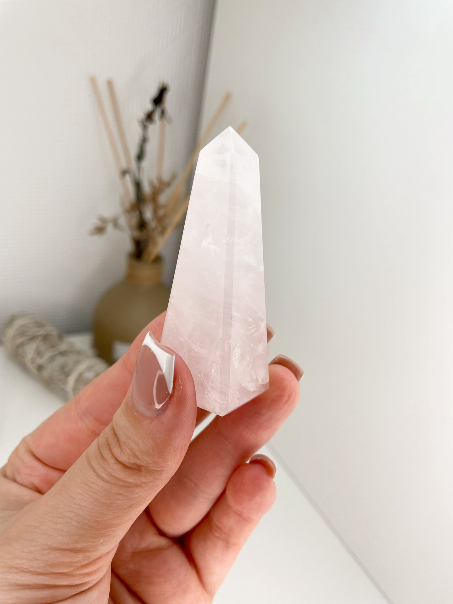 Brazilian Rose Quartz Obliske