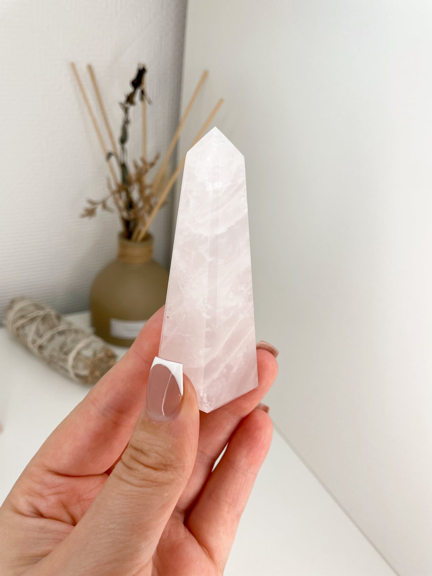 Brazilian Rose Quartz Obliske