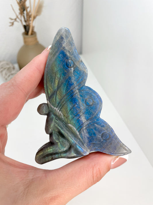 Labradorite Medium Fairy Carvings