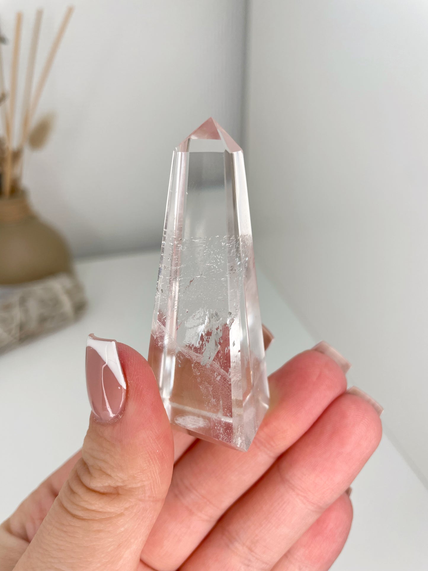 Brazilian Clear Quartz Obeliske