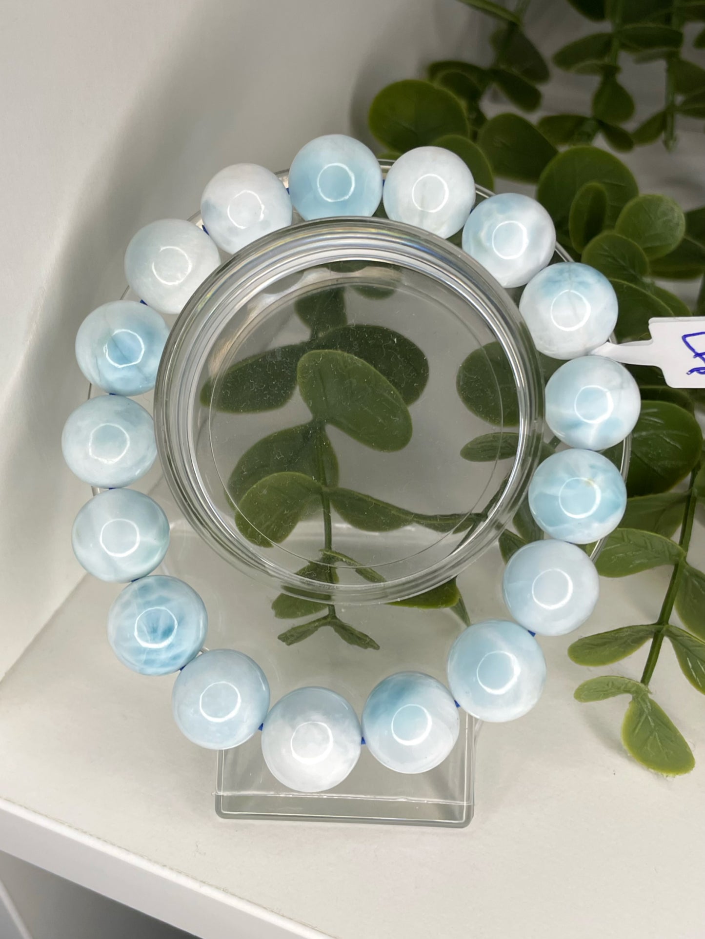 AA Grade12/13mm Larimar Bracelet